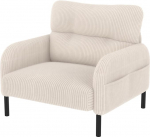 Modulaarne n&ouml;&ouml;rsofa komplekt - 2-kohaline diivan, tool & ergonoomilise seljatoega, k&uuml;ljetasku, tugev metallist puitraam - ideaalne elutuppa ja v&auml;ikestesse korteritesse (beež, tool)