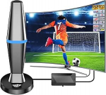 Siseruumide teleantenn - TNT antennid Smart TV-le koos tugeva magnetilise aluse ja v&otilde;imendiga - kuni 50 miili kaugele ulatuv vastuv&otilde;tu, &uuml;hildub k&otilde;igi teleritega