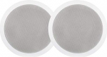 RO&CO System One IC-620 sisseehitatud k&otilde;larite paar 6,5 tolli (16,5 cm), valge