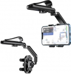 YGLAICAI mobiiltelefoni hoidja auto - 360 kraadi p&ouml;&ouml;rlev autokinnitus armatuurlauale ja p&auml;ikesevisiirile, universaalne iPhone ja Android nutitelefonidele, navigatsiooniautode tarvikud