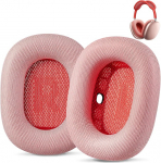 AHG Accessory House Global t&auml;iendatud asendusk&otilde;rvapadjad Airpods Max jaoks, mis &uuml;hilduvad Apple AirPods Max k&otilde;rvaklappidega roosa Premium PU nahast suure tihedusega vaht tugev magnet