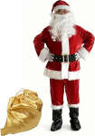 SELORE Santa Claus Costume Men Complete Deluxe Santa Claus Costume Adult Costume for Christmas - J&otilde;uluvana kost&uuml;&uuml;m meestele & meestele