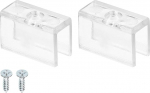 MACHSWON Lichtschlauch-Montage-Clips, Wandk-Montagehalter, Zubeh&ouml;r f&uuml;r 5,9 mm bis 6,4 mm wasserdichte LED-Streifen, durchscheinend, 20 St&uuml;ck