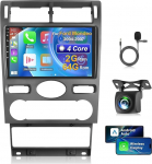 NHOPEEW Android Autoradio 2+64G Ford Mondeo 2004-2007 koos Carplay ja Android Car - WiFi GPS EQ 28 t&ouml;&ouml;laua teemad RDS FM + tagurduskaamera ja mikrofoniga