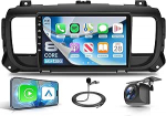 8 Core 6G+128G 9" Autoradio Android f&uuml;r Citroen Jumpy 3/Peugeot Expert/Toyota Proace 2016-2021 mit Carplay Wireless Android Auto FM/RDS/EQ 360&deg;-Panoramablick Navi GPS Lenkradsteuerung R&uuml;ckfahrkamera