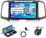 2G & 64G 9-tolline Android 13 autoraadio Toyota Venza 2008-2016 jaoks koos Carplay Android Car Wireless, Mirror Link puuteekraaniga Bluetooth RDS/FM raadio, WiFi Navi/AHD tagurduskaamera