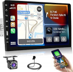 Ohraido CarPlay 1 DIN autoraadio 9-tollise puuteekraaniga, DIN 1 autoraadio Android autoraadio FM AM USB SWC Mirror Link autoraadio koos tagurduskaameraga + mikrofoniga