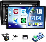 CAMECHO 4+64G Android 13 DSP autoraadio Fiat Ducato 2010/Citroen Jumper/Peugeot Boxer koos tagantj&auml;rele vaatamise kaameraga, 9-tolline traadita Carplay Bluetooth raadio Android Car FM/RDS + Canbus HD puuteekraaniga