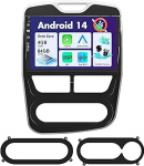 SXAUTO Android 12 IPS autoraadio sobib Renault Clio (2013-2016) - Sisseehitatud Carplay/Android Car/DSP - LED kaamera + mikrofon - 4G + 64G - DAB 360-CAM roolijuhtimiss&uuml;steem Fast Boot WiFi - 2 DIN 10.1