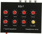 7 b&auml;ndi audio ekvalaiser, reguleeritav 7 b&auml;ndi EQ v&otilde;imendi ekvalaiser koos sisendv&auml;ljundiga, k&otilde;rge bassi seadistus, digitaalne kahe kanaliga ekvalaiser