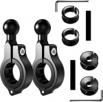 Ram Mount Holder Ball Arm mobiiltelefoni hoidja jalgratta telefoni hoidja mootorratta juhtraua veekindlad tarvikud roller jalgratta paigaldus mobiiltelefoni hoidja Scooter 2 komplekt (17mm)