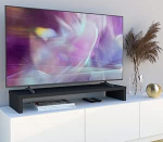 Henor Riser puidust TV-konsool 110 x 35 x 15 cm grafiit toetab 60kg.