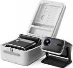 Aurzen Boom Mini projektor koos EPP kandekotiga, nutikas projektor koos Google TV-ga, 4K toetab kodukino ja v&auml;liprojektorit, 20W DoIby audio, 500 ANSI projektor, ToF autofookus ja trapetsikorrektsioon