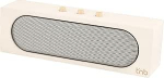 T'nB Rainbow Barre Bluetooth-k&otilde;lar, Bluetooth 5.4, 10 W RMS, 8 tundi aku kestvust, TWS Stereo, Micro SD, 3,5 mm pesa, FM-raadio, kompaktne formaat 24 &times; 7 cm, 1200 mAh aku - Ivory White