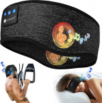 ZUMUSEN Sleep Headphones Headband Bluetooth 5.4, Super Soft 15+ Hours Playback Sleep Headphones Headband koos k&otilde;rvaklappidega, spordik&otilde;rvaklapid mikrofonidega treeninguks, jooga, joogaks
