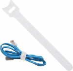 YOFASEN 12 x 120 mm kaablipaelad korduvkasutatavad 100 kaupa - valge kaablipaelad - Velcro kaablipaelad PC/TV/USB kaablijuhtimine