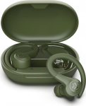 JLab Go Air Sport+ Bluetooth-k&otilde;rvaklapid, spordik&otilde;rvaklapid 35+ tundi, t&otilde;elised juhtmevabad k&otilde;rvaklapid jooksjatele, jooksmine, IP55 higikindlus, USB-C laadimiskohver, Be Aware režiim, roheline