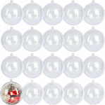 LYLYFAN 80mm plastist t&auml;idetav j&otilde;ulupuu Baubles Holiday Pulmad Party Kodu kaunistus