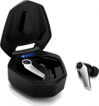 August True Wireless Gaming k&otilde;rvaklapid Bluetooth 5.0 EPG500 - Stereo Gaming Mini k&otilde;rvaklapid kahe mikrofoniga Madala viivitusega puutetundliku juhtimise laadimisalus USB C &uuml;hilduv Androidile ja iOSile Mustad
