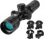 Paike 3-9X32 AOEG Mil-Dot Reticle Red and Green Dot Lighted Rifle Scope Hunting Optics