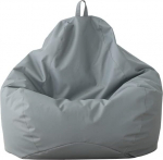 Bestenrose Bean Bag Armchair Cover Waterproof Classic Bean Bag Sofa Cover Indoor and Outdoor Use Fluffy without Filling Bean Bag Cover for Adults and Children (Grey, XL: 100 x 120 cm)