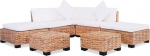 Rantry Casa 18 Piece Natural Rattan Sofa Bed Living Room Sofa Modern Sofa Set