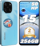 Blackview Color 6 Handy Ohne leping 24GB+256GB Android 15 nutitelefon, 50+13MP, MTK G81 Core, 6.67" 90Hz, 5000mAh Simlockfreie Handys, Dual SIM/Fingerabdruck/Face ID/GPS/OTG