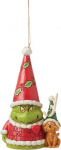 The Grinch by Jim Shore The Grinch Gnome with Max Hanging Ornament