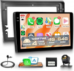 4G + 64G traadita Carplay Android 15 autoraadio Fiat Bravo 2007-2014 9-tolline Incell puuteekraaniga autoraadio traadita Android auto GPS navigatsiooniga WiFi peeglilink Bluetooth FM/RDS/EQ/USB/SWC tagumine osa