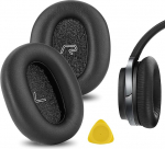 GEEKRIA QuickFit proteiinnahast asendusk&otilde;rvaklapid Edifier W860NB k&otilde;rvaklappidele - mustad