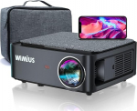 WiFi Bluetooth projektor 30000 Lumen WiMiUS 5G WiFi Full HD 1080P Support 4K 4D Keystone Correction Zoom kodukino projektor PPT/iOS/Android (Uuendatud)