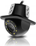 Auto tagantvaate kaamera, 8 LED &ouml;&ouml;vaatega tagantvaate kaamera, veekindel, tolmukindel, 170&deg; laia nurga all, universaalne autodele, maasturitele, s&otilde;idukitele, veoautodele.