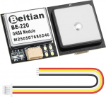 BE-220 GPS-moodul TTL Dual GPS koos v&auml;lguga, v&auml;ga tundlik GNSS-vastuv&otilde;tja, madal energiatarve, varade j&auml;lgimine, toetab Glonassi, Galileo Drones RC AR Duino Development Board FPV jaoks