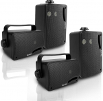 Herdio 3,5-tolline Bluetooth-k&otilde;lar 400 W 3-Way Sea Speaker veekindel ilmastikukindel k&otilde;rge j&otilde;udlusega siseruumide aias, v&auml;listingimustes, paadis (2 paari, must)