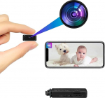HiKam 2K HD Small Camera, Live Transmission Mobile Phone App, Surveillance Camera Indoor Surveillance Dog Camera, Motion Detection, Night Vision, Alarm on Mobile Phone, Email Alarm, Recording, 3Pro