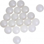 20 mm pol&uuml;prop&uuml;leenist PP kuul, tahked plastkuulid kuulventiilidele ja laagritele (10 tk)