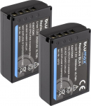2 x Blumax aku, mis &uuml;hildub Olympus BLX-1 | 2600 mAh - BLX1 Olympus OM-1 / OM-1 Mark II/OM-3 ja OM System OM-1 jaoks.