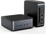 ALLIWAVA H90 Mini PC Intel Core i7-11390H 32GB DDR4 1TB SSD, kuni 5.0GHz, HDMI/DP/USB-C, 2X 2.5G LAN, 8K v&auml;ljund, v&otilde;imas kontori ja lauaarvuti m&auml;ngimine
