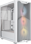 CORSAIR 3200D RS ARGB Mid-Tower ATX PC korpus - 3X RS120 ARGB PWM ventilaatorid, GPU Anti-Sag stabiliseerimisvarras, ASUS BTF, MSI Project Zero, Gigabyte Project Stealth - valge