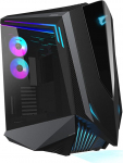 GIGABYTE AORUS C700 klaasist arvutikapp - Full Tower, toetab kuni E-ATX ja 420mm radiaatorit, eelpaigaldatud 5X 120mm ventilaatorit, USB 3.1 Type-C, RGB Fusion