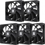 Thermalright TL-C12C X5 CPU jahutusventilaator Must ventilaator 1550RPM PC 120mm arvutikarbi jahutaja PWM Control ventilaator karbi ja vedelikjahuti ja protsessorijahutusega