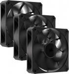 CORSAIR RS120 MAX 120mm PWM paksusega ventilaator - k&otilde;rge staatiline r&otilde;hk - vedelkristallpol&uuml;meerist konstruktsioon - kolmekordne pakett - must