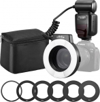 K&F CONCEPT TTL r&otilde;ngasblitsa makroblitsa r&otilde;ngasblitsa, mis &uuml;hildub Canon SLR/DSLR objektiiviga AF lisavalgusadapteri r&otilde;ngaga Juhend nr 14