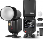 NEEWER Z880-S 76W 2.4G TTL kaamera v&auml;lk kiirs&auml;hvatus, mis &uuml;hildub Sonyga, hajuti ja adapter, modelleerimislamp, TTL/M kiirl&uuml;liti, GN60 1/8000s HSS 7.2V/3000mAh aku 600 t&auml;isv&otilde;imsuseline v&auml;lklambi
