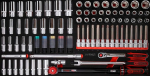 KS Tools 813.0086 1/2-tolline mutriv&otilde;tmekomplekt vahtplastiga 86 tk.