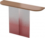IBOWZ Schmaler Konsolentisch aus Holz, l&auml;ngliches Beistelltisch-Element zur Dekoration und Organisation, Flurdekoration f&uuml;r Wohnzimmer, Flur, Foyer