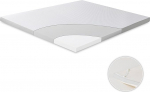 EGO Home Madratsi Topper Memory Foam 180 x 200 cm 5 cm k&otilde;rgusega, hingav madratsi topper, madratsi topper, madratsi topper voodi ja Box Spring voodi, Washba Cover