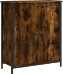 vidaXL Sideboard, kapp, kus on palju hoiuruumi, Highboard elutoa kapp reguleeritavate jalgadega, kapp Sideboard, k&uuml;lgkapp, suitsutatud tammepuidust materjaliga