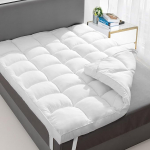 Duck Duck Goose Duck & Goose CO Plush Durable Premium Hotel Quality Mattress Topper, h&uuml;poallergeenne Down Alternative Fiber