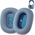 AHG Accessory House Global t&auml;iendatud asendusk&otilde;rvapadjad AirPods Max jaoks, mis &uuml;hilduvad Apple AirPods Max k&otilde;rvaklappidega (sinine) Silikooniga kaetud v&otilde;rk / k&otilde;rge tihedusega vaht / tugev magnet